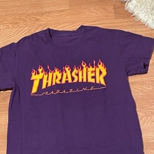 Purple thrasher tee